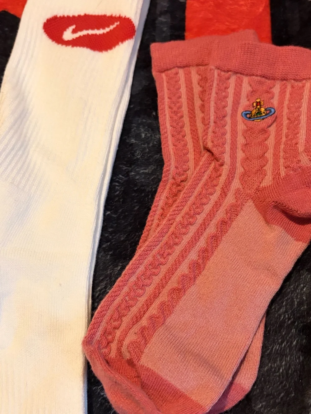 Vivienne Westwood & high Nike dri fit long socks both NWT